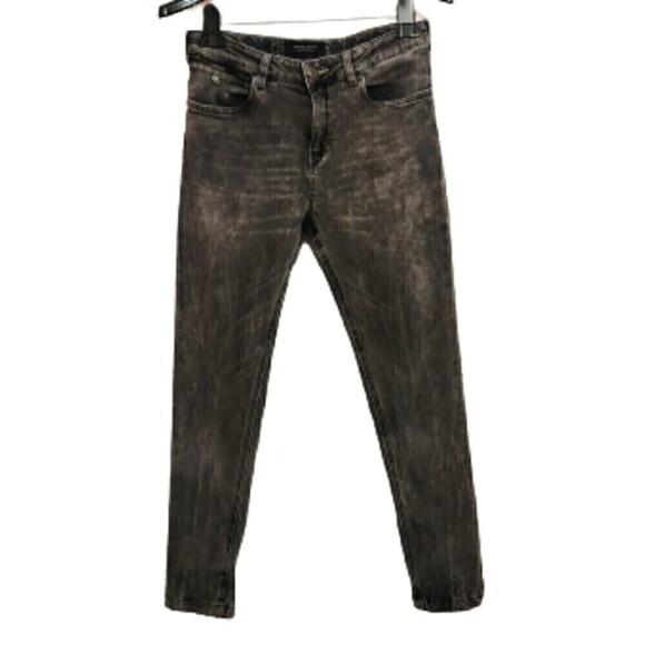 Maison Scotch Petit Ami Slim Boyfriend Jeans Black Wash 26 - Picture 1 of 12